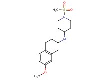 N-(7-methoxy-1,2,3,4-tetrahydronaphthalen-2-yl)-1-(methylsulfonyl)piperidin-4-amine