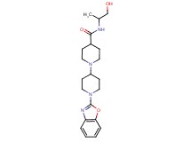 1'-(1,3-benzoxazol-2-yl)-N-(2-hydroxy-1-methylethyl)-1,4'-bipiperidine-4-carboxamide