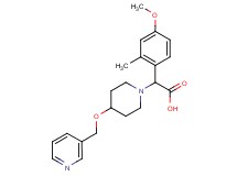 (4-methoxy-2-methylphenyl)[4-(pyridin-3-ylmethoxy)piperidin-1-yl]acetic acid