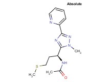 N-[(1S)-1-(1-methyl-3-pyridin-2-yl-1H-1,2,4-triazol-5-yl)-3-(methylthio)propyl]acetamide