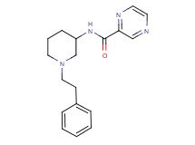 N-[1-(2-phenylethyl)-3-piperidinyl]-2-pyrazinecarboxamide