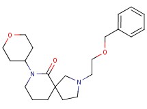 2-[2-(benzyloxy)ethyl]-7-(tetrahydro-2H-pyran-4-yl)-2,7-diazaspiro[4.5]decan-6-one