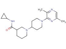 N-cyclopropyl-1'-(3,6-dimethylpyrazin-2-yl)-1,4'-bipiperidine-3-carboxamide
