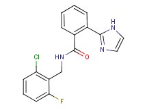 N-(2-chloro-6-fluorobenzyl)-2-(1H-imidazol-2-yl)benzamide