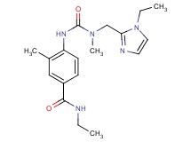 N-ethyl-4-({[[(1-ethyl-1H-imidazol-2-yl)methyl](methyl)amino]carbonyl}amino)-3-methylbenzamide