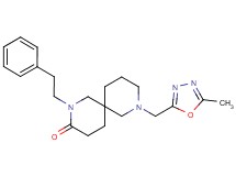 8-[(5-methyl-1,3,4-oxadiazol-2-yl)methyl]-2-(2-phenylethyl)-2,8-diazaspiro[5.5]undecan-3-one