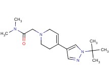 2-[4-(1-tert-butyl-1H-pyrazol-4-yl)-3,6-dihydropyridin-1(2H)-yl]-N,N-dimethylacetamide