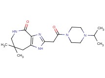 2-[2-(4-isopropylpiperazin-1-yl)-2-oxoethyl]-7,7-dimethyl-5,6,7,8-tetrahydroimidazo[4,5-c]azepin-4(1H)-one