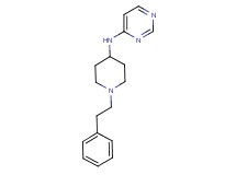 N-[1-(2-phenylethyl)piperidin-4-yl]pyrimidin-4-amine