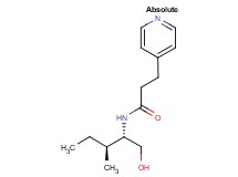 N-[(1S,2S)-1-(hydroxymethyl)-2-methylbutyl]-3-pyridin-4-ylpropanamide
