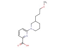 6-[3-(3-methoxypropyl)-1-piperidinyl]-2-pyridinecarboxylic acid