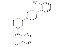 1-[1-(2-methylbenzoyl)-3-piperidinyl]-4-(2-methylphenyl)piperazine