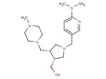 {(3R*,4S*)-1-{[6-(dimethylamino)pyridin-3-yl]methyl}-4-[(4-methylpiperazin-1-yl)methyl]pyrrolidin-3-yl}methanol