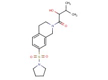 3-methyl-1-oxo-1-[7-(pyrrolidin-1-ylsulfonyl)-3,4-dihydroisoquinolin-2(1H)-yl]butan-2-ol
