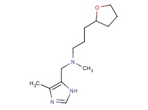 N-methyl-N-[(4-methyl-1H-imidazol-5-yl)methyl]-3-(tetrahydrofuran-2-yl)propan-1-amine