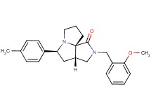 (3aS*,5S*,9aS*)-2-(2-methoxybenzyl)-5-(4-methylphenyl)hexahydro-7H-pyrrolo[3,4-g]pyrrolizin-1(2H)-one