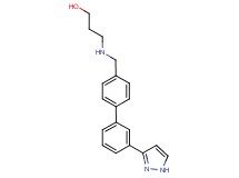 3-({[3'-(1H-pyrazol-3-yl)-4-biphenylyl]methyl}amino)-1-propanol trifluoroacetate (salt)