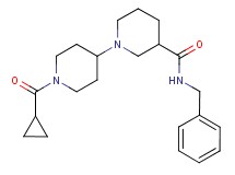 N-benzyl-1'-(cyclopropylcarbonyl)-1,4'-bipiperidine-3-carboxamide