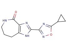 2-(5-cyclopropyl-1,2,4-oxadiazol-3-yl)-5,6,7,8-tetrahydroimidazo[4,5-c]azepin-4(1H)-one
