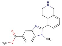 methyl 1-methyl-2-(1,2,3,4-tetrahydroisoquinolin-5-yl)-1H-benzimidazole-5-carboxylate