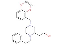 2-[4-(2,3-dimethoxybenzyl)-1-(2-phenylethyl)-2-piperazinyl]ethanol
