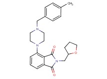 4-[4-(4-methylbenzyl)-1-piperazinyl]-2-(tetrahydro-2-furanylmethyl)-1H-isoindole-1,3(2H)-dione