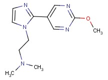 2-[2-(2-methoxypyrimidin-5-yl)-1H-imidazol-1-yl]-N,N-dimethylethanamine