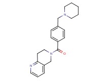 6-[4-(1-piperidinylmethyl)benzoyl]-5,6,7,8-tetrahydro-1,6-naphthyridine
