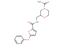 N-[(4-acetylmorpholin-2-yl)methyl]-5-phenoxy-2-furamide