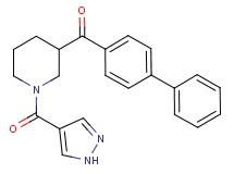 4-biphenylyl[1-(1H-pyrazol-4-ylcarbonyl)-3-piperidinyl]methanone