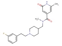 N-({1-[2-(3-fluorophenyl)ethyl]piperidin-4-yl}methyl)-N,6-dimethyl-2-oxo-1,2-dihydropyridine-4-carboxamide