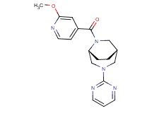 (1S*,5R*)-6-(2-methoxyisonicotinoyl)-3-(2-pyrimidinyl)-3,6-diazabicyclo[3.2.2]nonane