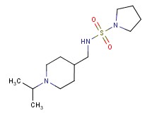 N-[(1-isopropylpiperidin-4-yl)methyl]pyrrolidine-1-sulfonamide