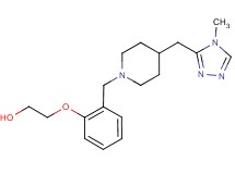 2-[2-({4-[(4-methyl-4H-1,2,4-triazol-3-yl)methyl]piperidin-1-yl}methyl)phenoxy]ethanol