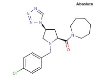 1-[(4S)-1-(4-chlorobenzyl)-4-(1H-tetrazol-1-yl)-L-prolyl]azepane