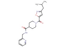 1-[(3-isobutyl-5-isoxazolyl)carbonyl]-N-(2-pyridinylmethyl)-4-piperidinecarboxamide