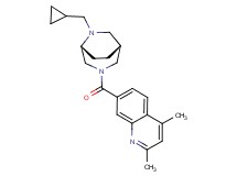 7-{[(1R*,5R*)-6-(cyclopropylmethyl)-3,6-diazabicyclo[3.2.2]non-3-yl]carbonyl}-2,4-dimethylquinoline