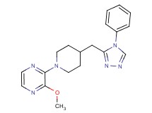 2-methoxy-3-{4-[(4-phenyl-4H-1,2,4-triazol-3-yl)methyl]piperidin-1-yl}pyrazine