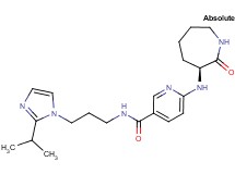 N-[3-(2-isopropyl-1H-imidazol-1-yl)propyl]-6-{[(3S)-2-oxoazepan-3-yl]amino}nicotinamide