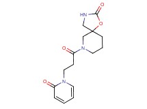 7-[3-(2-oxo-1(2H)-pyridinyl)propanoyl]-1-oxa-3,7-diazaspiro[4.5]decan-2-one