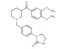 1-(4-{[3-(3,4-dimethoxybenzoyl)-1-piperidinyl]methyl}phenyl)-2-imidazolidinone