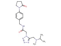 2-(5-{[isopropyl(methyl)amino]methyl}-1H-tetrazol-1-yl)-N-[4-(2-oxo-1-pyrrolidinyl)benzyl]acetamide