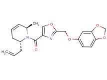 (2R*,6R*)-2-allyl-1-({2-[(1,3-benzodioxol-5-yloxy)methyl]-1,3-oxazol-4-yl}carbonyl)-6-methyl-1,2,3,6-tetrahydropyridine