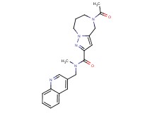 5-acetyl-N-methyl-N-(quinolin-3-ylmethyl)-5,6,7,8-tetrahydro-4H-pyrazolo[1,5-a][1,4]diazepine-2-carboxamide