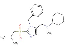 N-{[1-benzyl-2-(isobutylsulfonyl)-1H-imidazol-5-yl]methyl}-N-methylcyclohexanamine