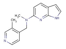 N-methyl-N-[(3-methylpyridin-4-yl)methyl]-1H-pyrrolo[2,3-b]pyridin-6-amine