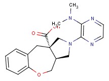 (3aS*,10aS*)-2-[3-(dimethylamino)pyrazin-2-yl]-2,3,3a,4-tetrahydro-1H-[1]benzoxepino[3,4-c]pyrrole-10a(10H)-carboxylic acid