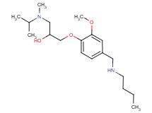1-{4-[(butylamino)methyl]-2-methoxyphenoxy}-3-[isopropyl(methyl)amino]-2-propanol