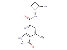 N-[(1S*,2R*)-2-aminocyclobutyl]-4-methyl-3-oxo-2,3-dihydro-1H-pyrazolo[3,4-b]pyridine-6-carboxamide