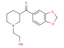 1,3-benzodioxol-5-yl[1-(2-hydroxyethyl)-3-piperidinyl]methanone